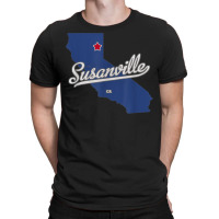 Susanville California Ca Map T-shirt | Artistshot