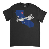 Susanville California Ca Map Classic T-shirt | Artistshot