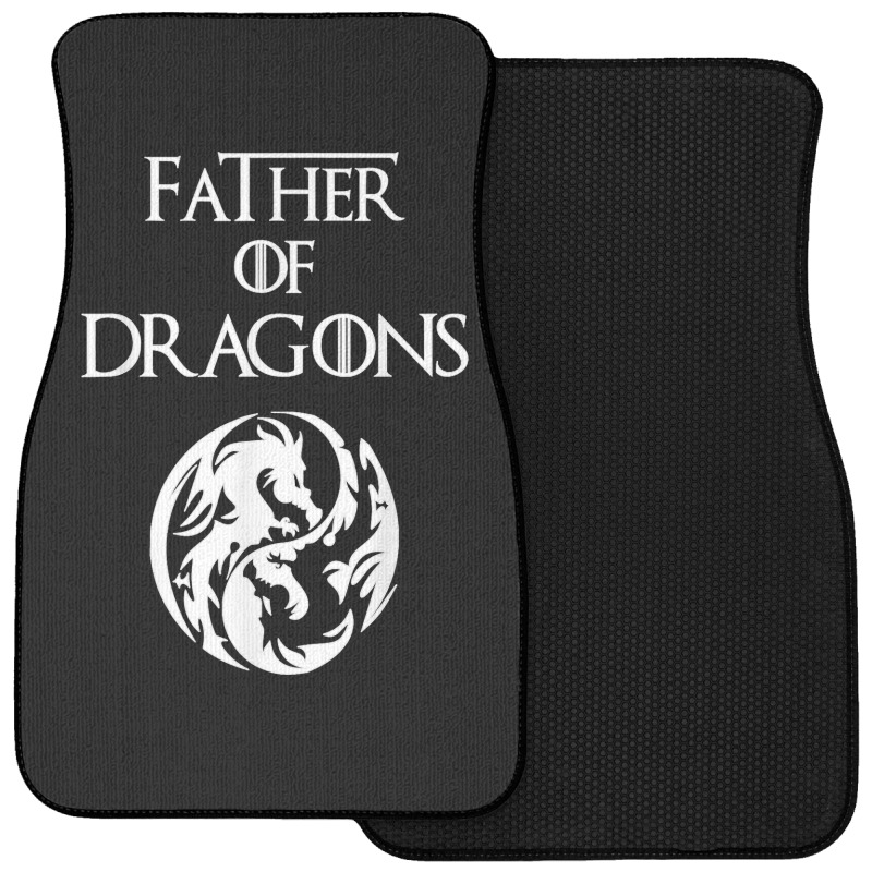 Father Of Dragons Fathers Day Gift Front Car Mat | Artistshot