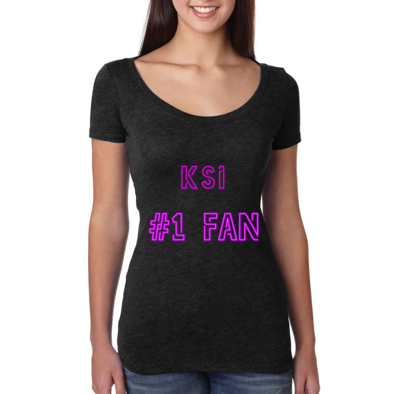 Ksi  1 Fan Women's Triblend Scoop T-shirt by cm-arts | Artistshot