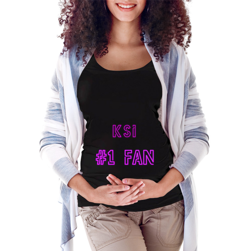 Ksi  1 Fan Maternity Scoop Neck T-shirt by cm-arts | Artistshot