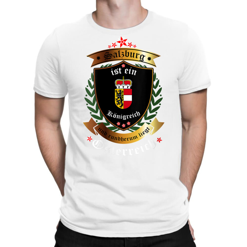 Womens Salzburg T Shirt Coat Of Arms Lion Kingdom For Men And Women V T-shirt | Artistshot