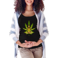 Shiva Weed Meditation, Shiva Weed Meditation Art, Shiva Weed Meditatio Maternity Scoop Neck T-shirt | Artistshot