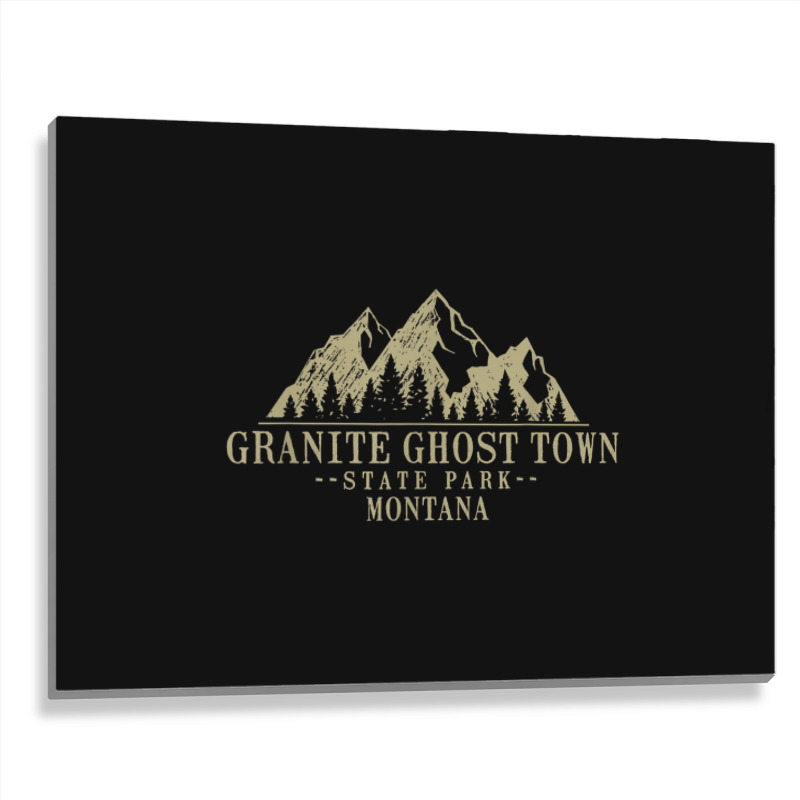 Montana Granite Ghost Town State Park Metal Print Horizontal | Artistshot