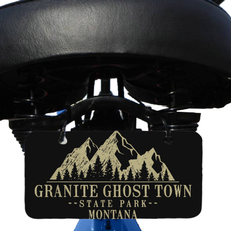 Montana Granite Ghost Town State Park Bicycle License Plate | Artistshot