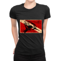 Scuba Shark, Scuba Shark Vintage, Scuba Shark Art, Scuba Shark Paintin Ladies Fitted T-shirt | Artistshot