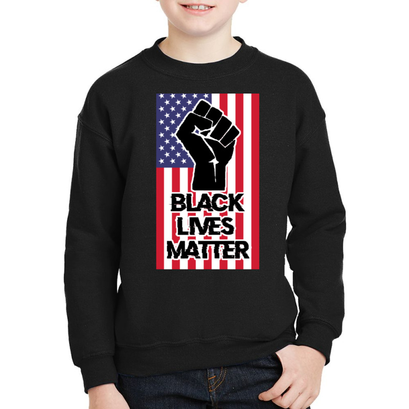 Blm Usa Youth Sweatshirt by cm-arts | Artistshot