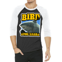 King Shark, King Shark Vintage, King Shark Art, King Shark Painting, K 3/4 Sleeve Shirt | Artistshot