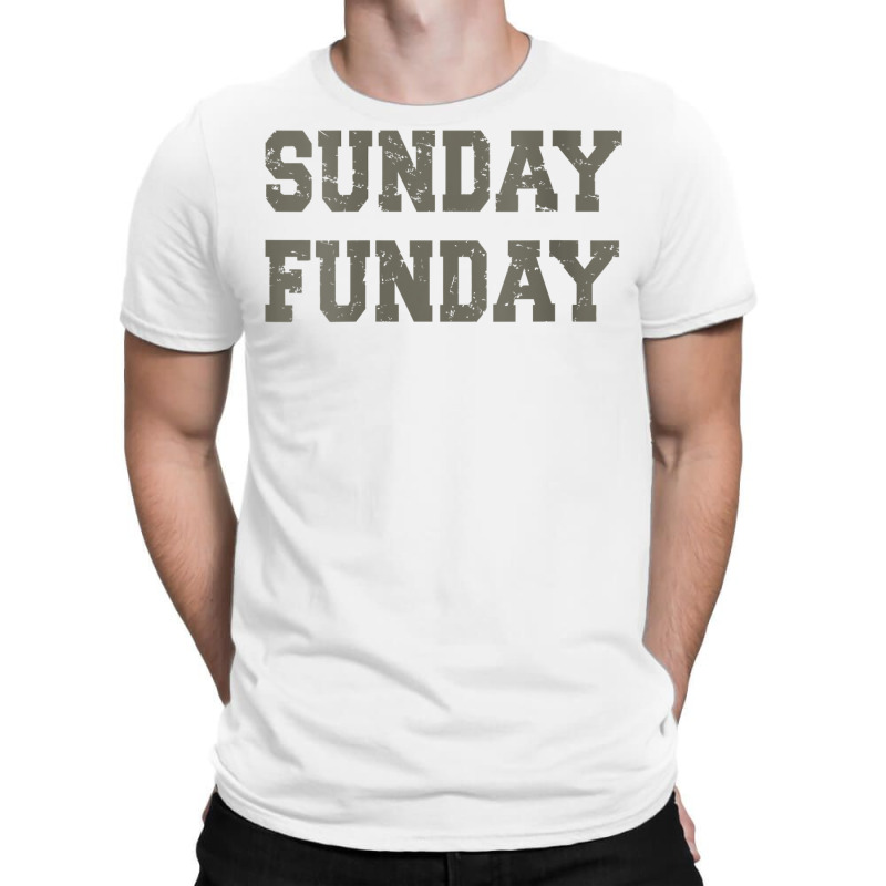 Womens Sunday Funday Design   Sunday Funday Football Game Day V Neck T T-shirt | Artistshot