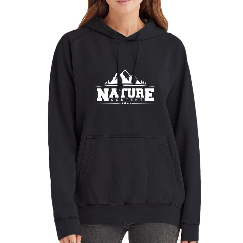 Nature Content Mature Content Vintage Hoodie by DEMARCOBLACK | Artistshot