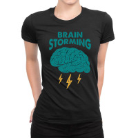 Brain Storming, Brain Storming Art, Brain Storming Vintage, Brain Stor Ladies Fitted T-shirt | Artistshot