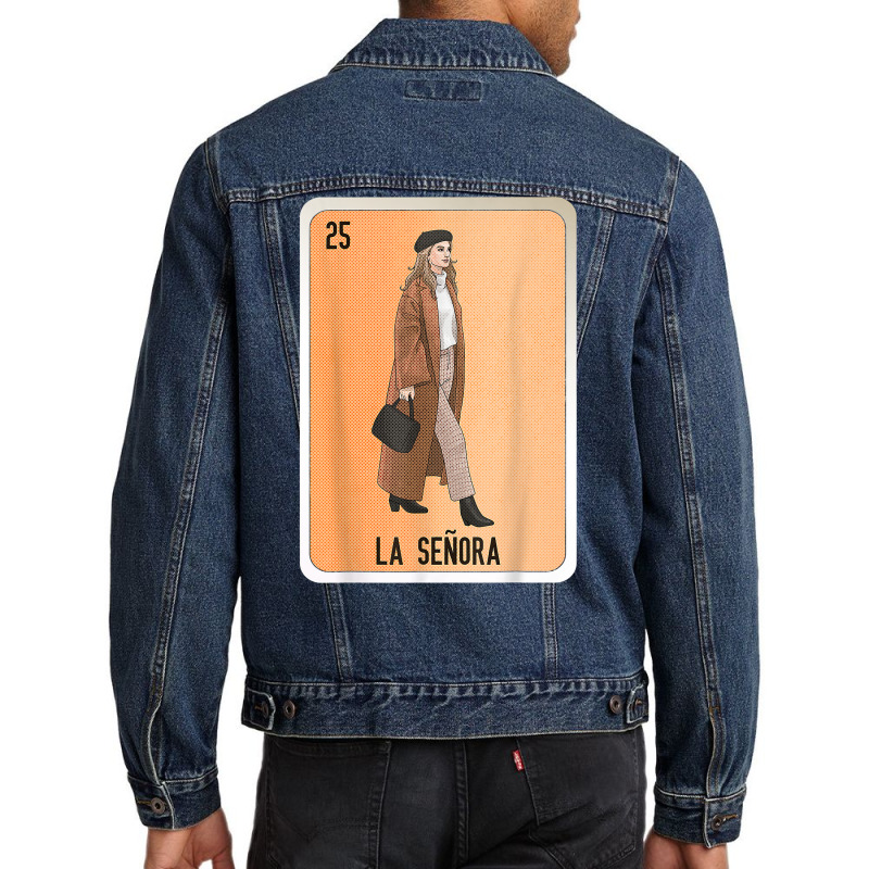 La Señora Mexican Slang Lottery Bingo Cards T Shirt Men Denim Jacket by cm-arts | Artistshot