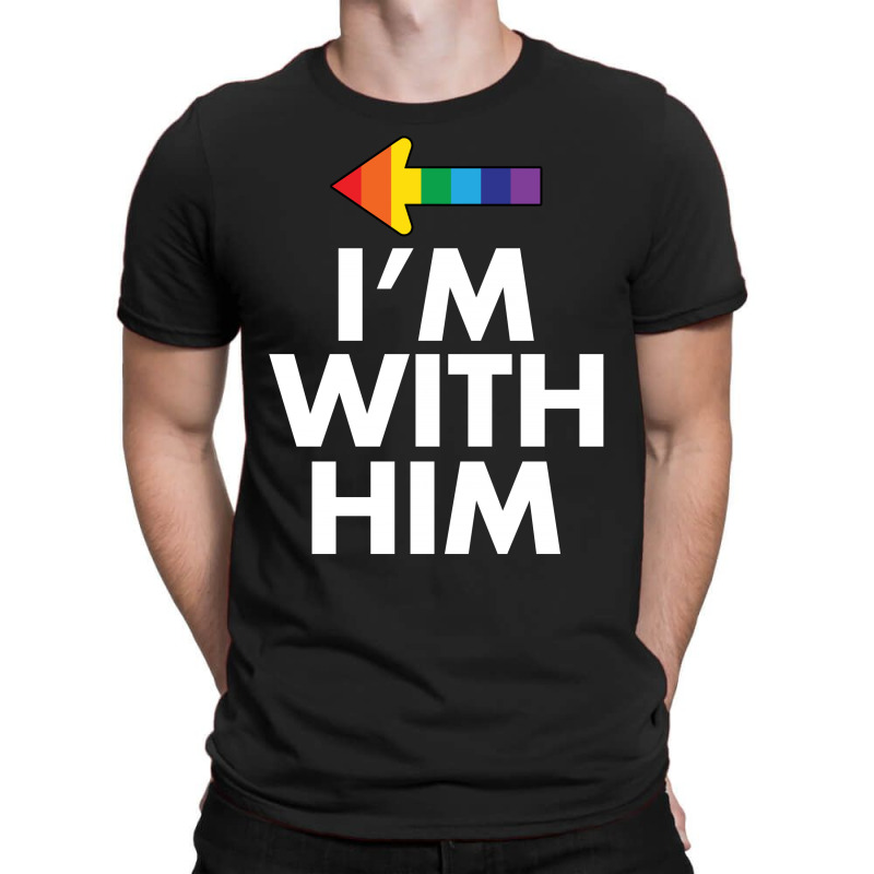 I Am With Him T-shirt | Artistshot
