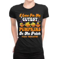 Applied Behavior Analysis Therapy Halloween Aba Therapist T Shirt Ladies Fitted T-shirt | Artistshot