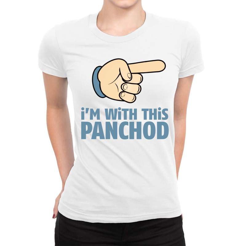 I Am With This Punchod Ladies Fitted T-shirt | Artistshot