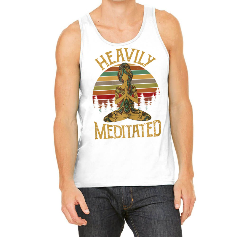 Womens Vintage Heavily Meditated Yoga Meditation Spiritual Warrior T S Tank Top | Artistshot