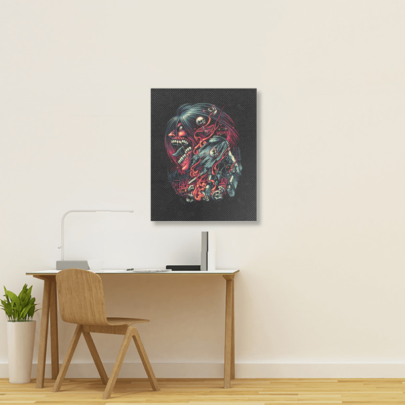 Break The Walls Down Portrait Canvas Print | Artistshot