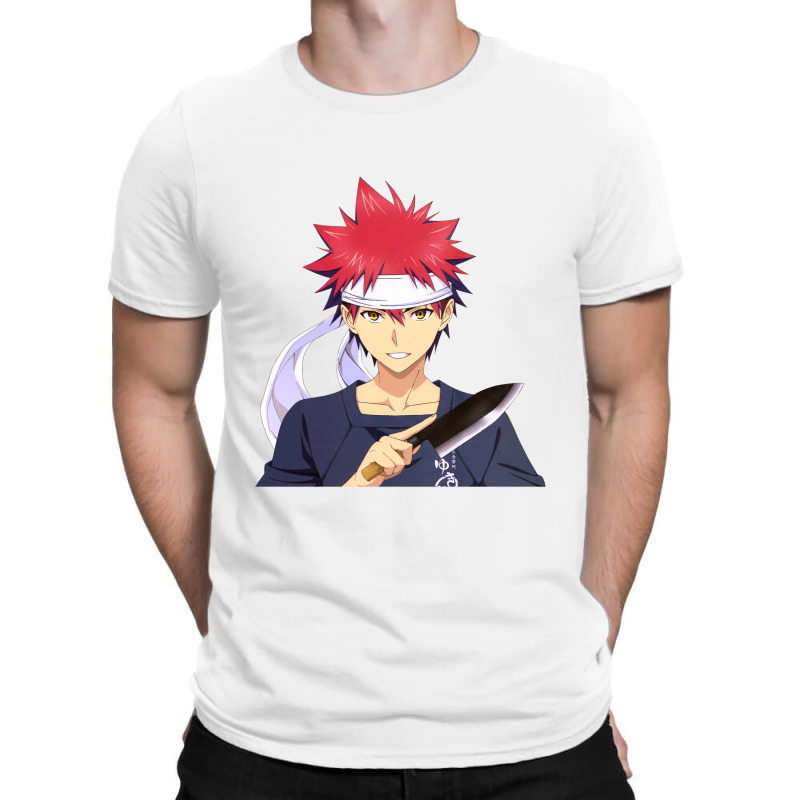 Chef Sokugek Soumo With Knife Anime T-Shirt by JesseBWiles | Artistshot