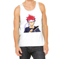 Chef Sokugek Soumo With Knife Anime Tank Top | Artistshot