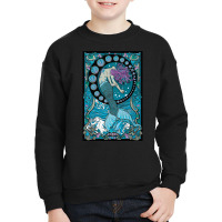 Nouveau Mermaid, Nouveau Mermaid Art, Nouveau Mermaid Painting, Nouvea Youth Sweatshirt | Artistshot