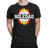 Soledad Name Volleyball Player Girls Ball And Net Sports Fan T-shirt | Artistshot