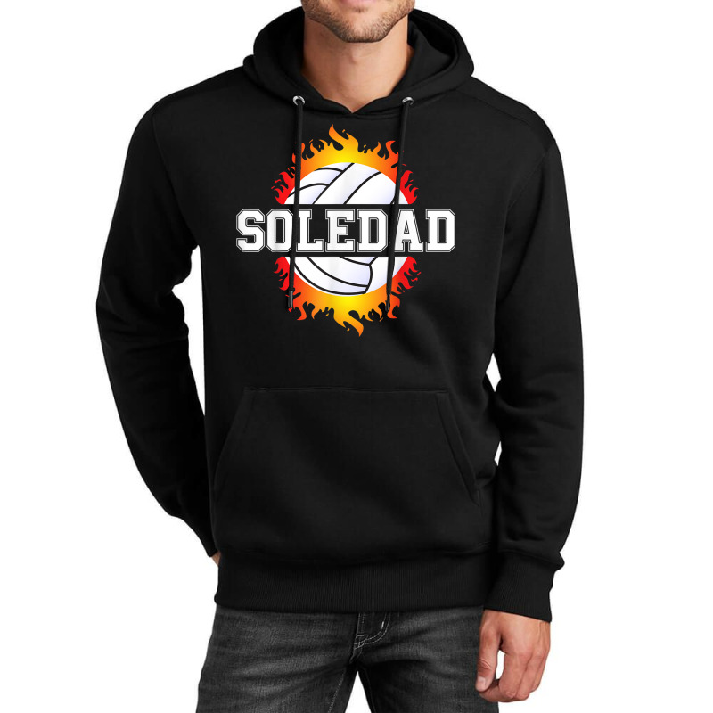 Soledad Name Volleyball Player Girls Ball And Net Sports Fan Unisex Hoodie | Artistshot