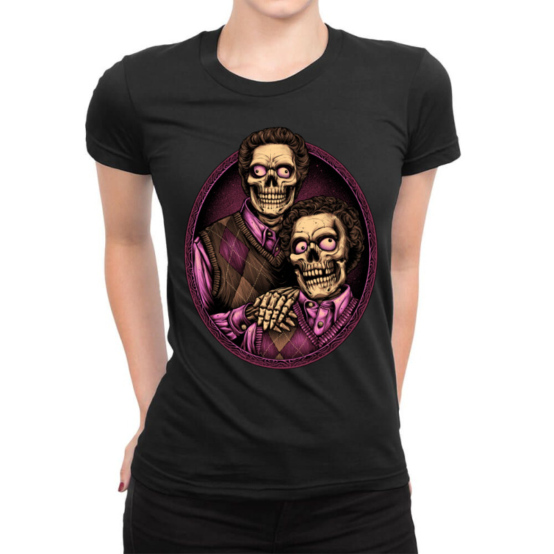 Bros For Life And Death Ladies Fitted T-Shirt by cm-arts | Artistshot