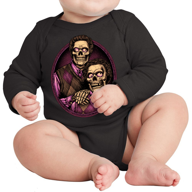 Bros For Life And Death Long Sleeve Baby Bodysuit by cm-arts | Artistshot