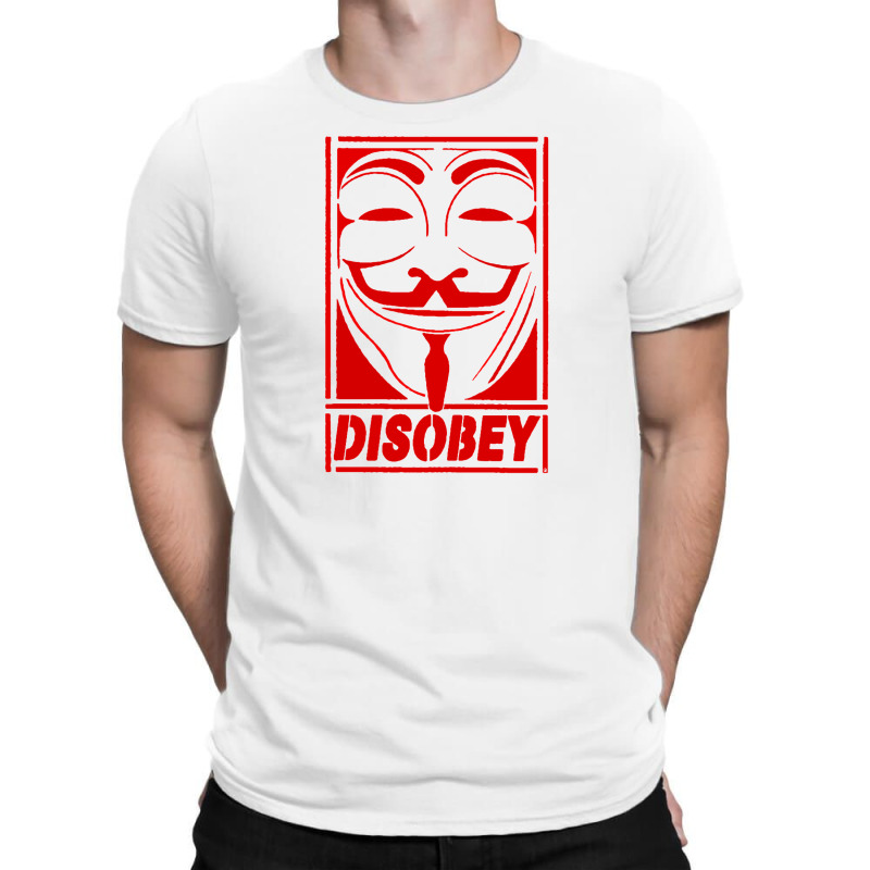 Disobey Anonymous T-shirt | Artistshot