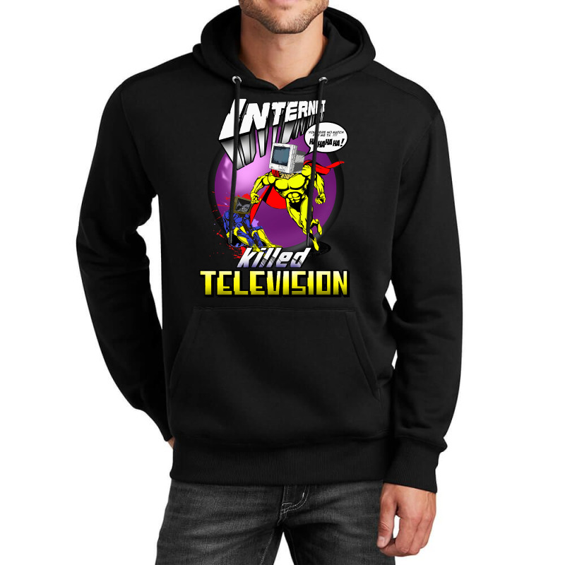 Internet Killed Television, Internet Killed Television Art, Internet K Unisex Hoodie | Artistshot