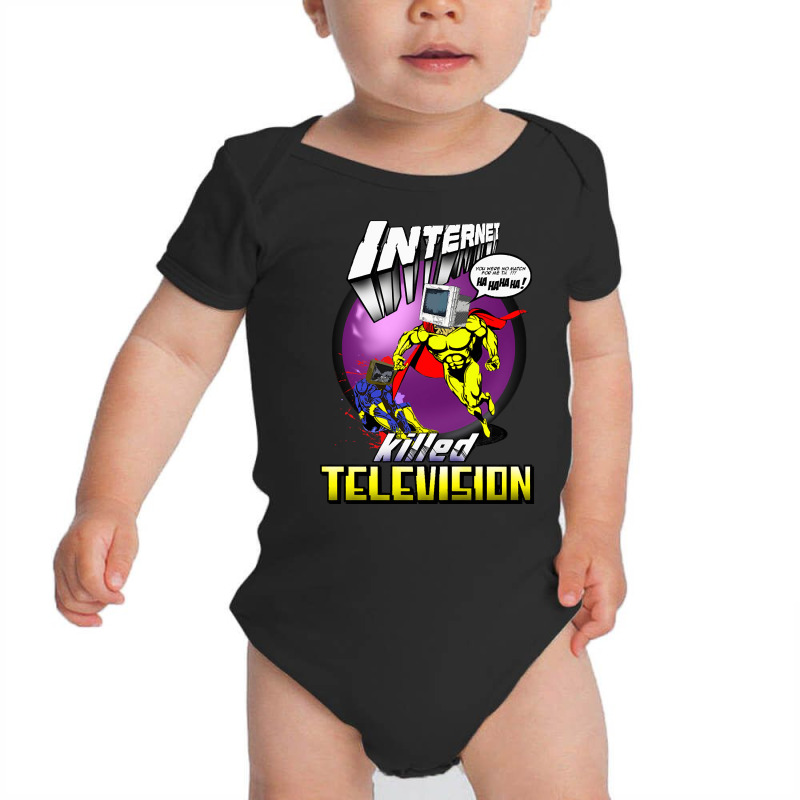 Internet Killed Television, Internet Killed Television Art, Internet K Baby Bodysuit | Artistshot