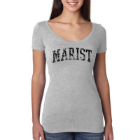 Marist Athletic Arch College University Alumni T Shirt Women's Triblend Scoop T-shirt | Artistshot