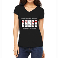 Steam Technology, Art And Engineering Stem Education Shirt Women's V-neck T-shirt | Artistshot