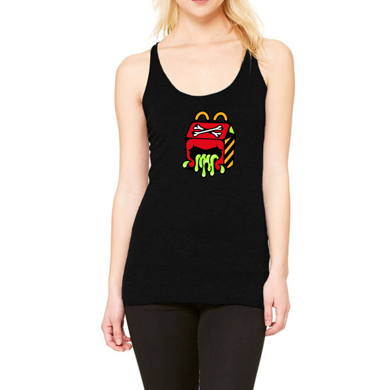 Toxic Happy Meal Trippy Cartoon Racerback Tank by KennethSteele | Artistshot