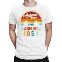 Womens Vintage 1951 Awesome Since August 1951 Limited Edition 71th T S T-shirt | Artistshot