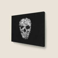 Skull Flower, Retro Floral, The Skull Flower, Skull Flower Vintage,  S Landscape Canvas Print | Artistshot