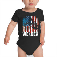 Welder Grunge Distressed, Welder Grunge Distressed Vintage, Welder Gru Baby Bodysuit | Artistshot