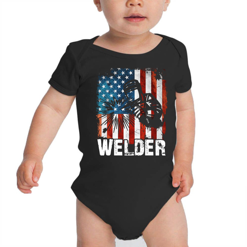 Welder Grunge Distressed, Welder Grunge Distressed Vintage, Welder Gru Baby Bodysuit by cm-arts | Artistshot