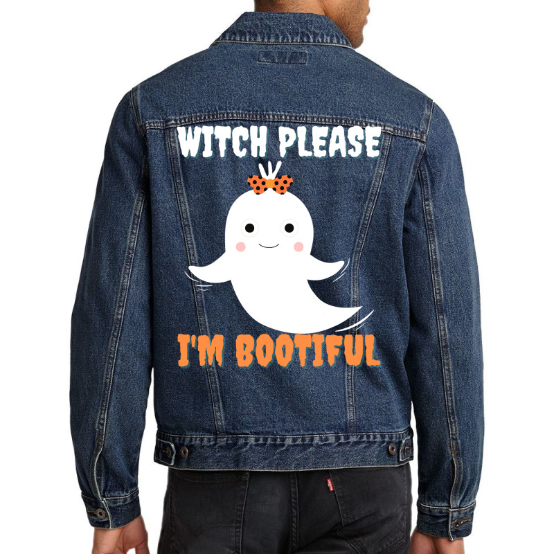 Witch Please I M Bootiful Halloween Costume Men Women Kids Men Denim Jacket | Artistshot