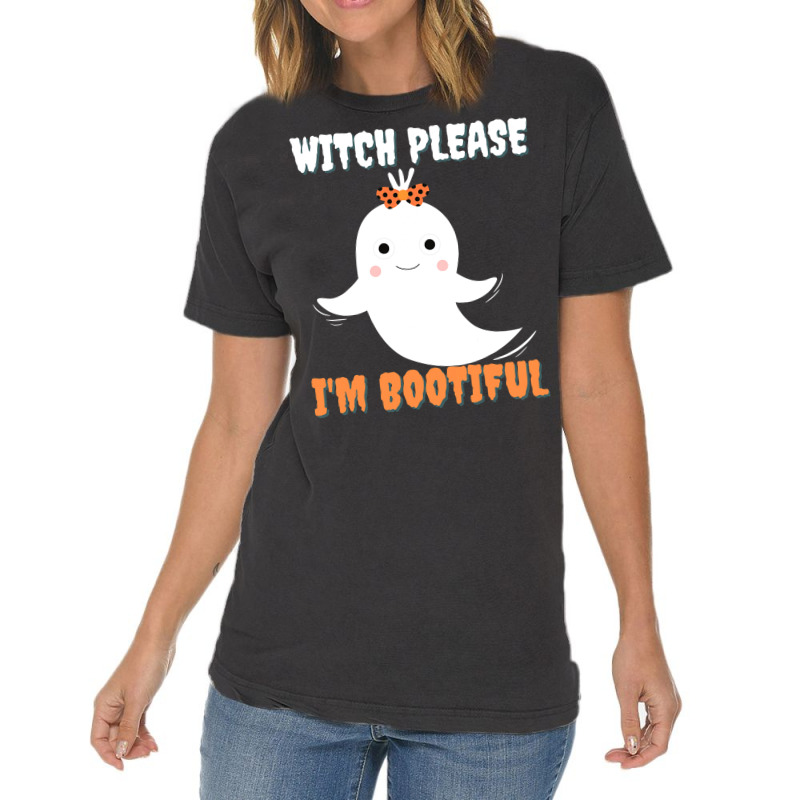 Witch Please I M Bootiful Halloween Costume Men Women Kids Vintage T-shirt | Artistshot