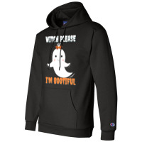 Witch Please I M Bootiful Halloween Costume Men Women Kids Champion Hoodie | Artistshot