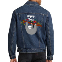 Happy Time Men Denim Jacket | Artistshot