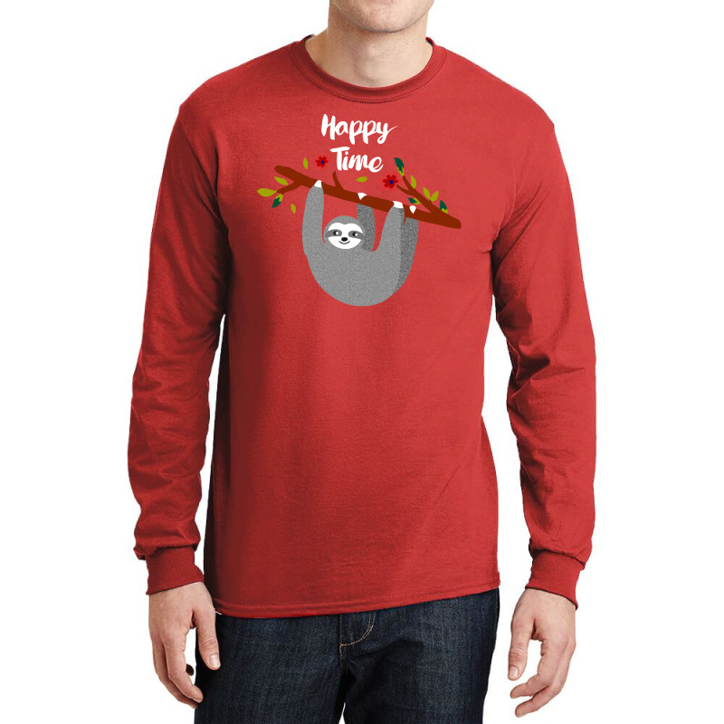 Happy Time Long Sleeve Shirts by PLANETSHIRTS | Artistshot