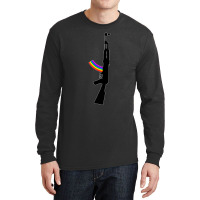 Machine Gun Silhouette - Ak-47 Edition Long Sleeve Shirts | Artistshot