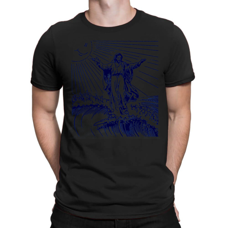 Surfing Jesus, Cool Surf Vintage, The Surfing Jesus, Surfing Jesus, Vi T-shirt | Artistshot