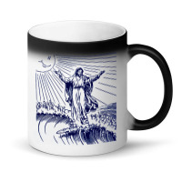 Surfing Jesus, Cool Surf Vintage, The Surfing Jesus, Surfing Jesus, Vi Magic Mug | Artistshot