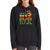 I'm The Soldier Elf Matching Group Christmas Party Pajama Vintage Hoodie | Artistshot