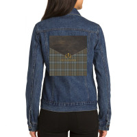 Out Plaid Ladies Denim Jacket | Artistshot