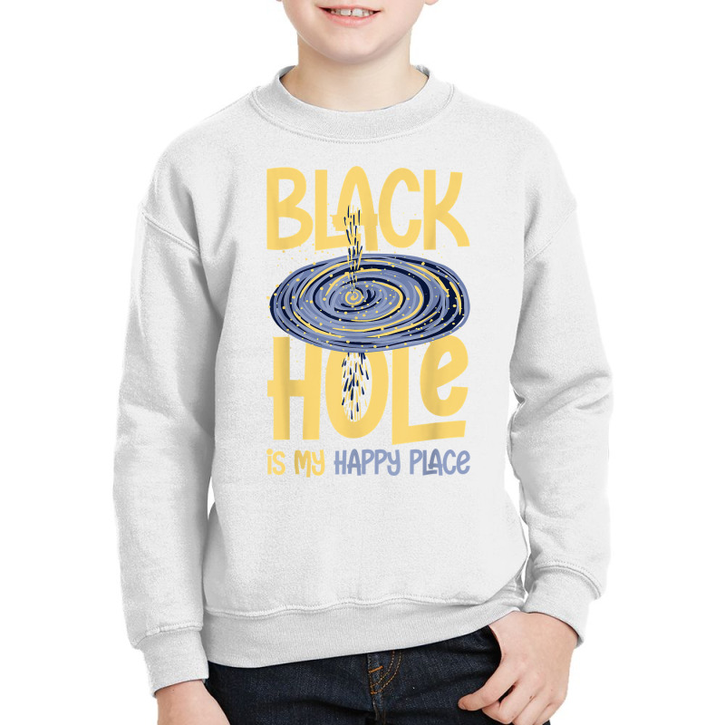 Black Hole Space Light Galaxy Universe Milky Way Gravity T Shirt Youth Sweatshirt by cm-arts | Artistshot