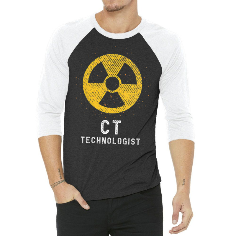 Womens Ct Technologist Radiology Technician X Ray Mri Tech V Neck T Sh 3/4 Sleeve Shirt by cm-arts | Artistshot